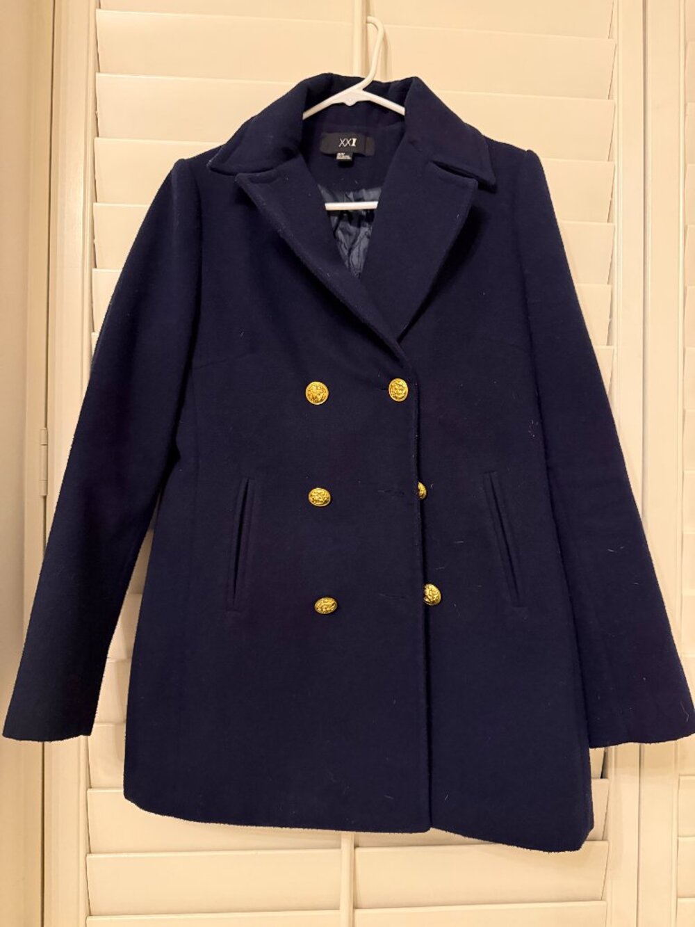 Forever 21 Coat with Decorative Buttons